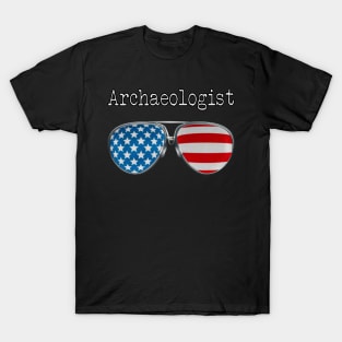 AMERICA PILOT GLASSES ARCHAEOLOGIST T-Shirt